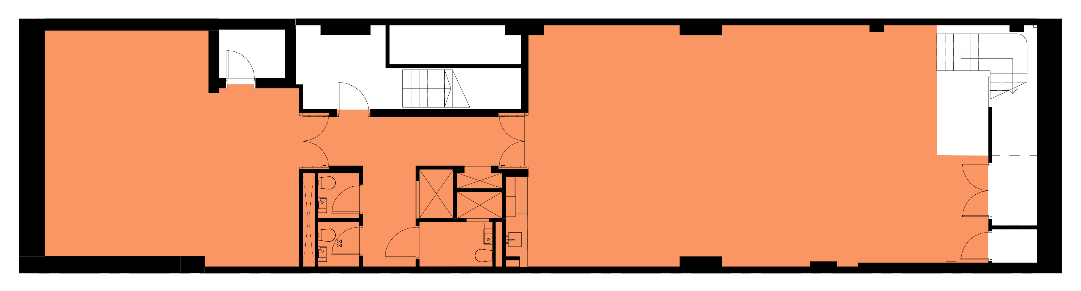 Lower Ground Floor plan - Calico, Manchester